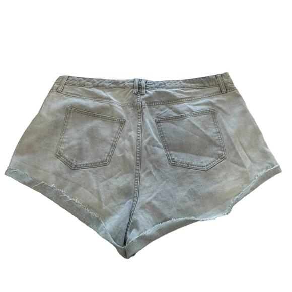 New ~ WILD FABLE ~ Highest Rise Cheeky Jean Shorts Size 18W 100% Cotton - Picture 5 of 7
